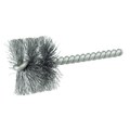 Weiler 1-1/2" Power Tube Brush, .0104" Steel Wire Fill, 1" Brush Length 21269